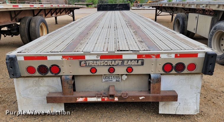 image for item JC9665 2001 Transcraft D-Eagle W2  drop deck equipment trailer