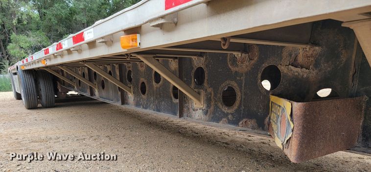 image for item JC9665 2001 Transcraft D-Eagle W2  drop deck equipment trailer