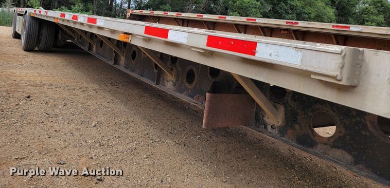 image for item JC9665 2001 Transcraft D-Eagle W2  drop deck equipment trailer