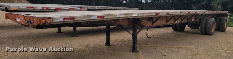 image for item JC9666 1999 Fontaine LFTW-6-8048WSAK  flatbed trailer