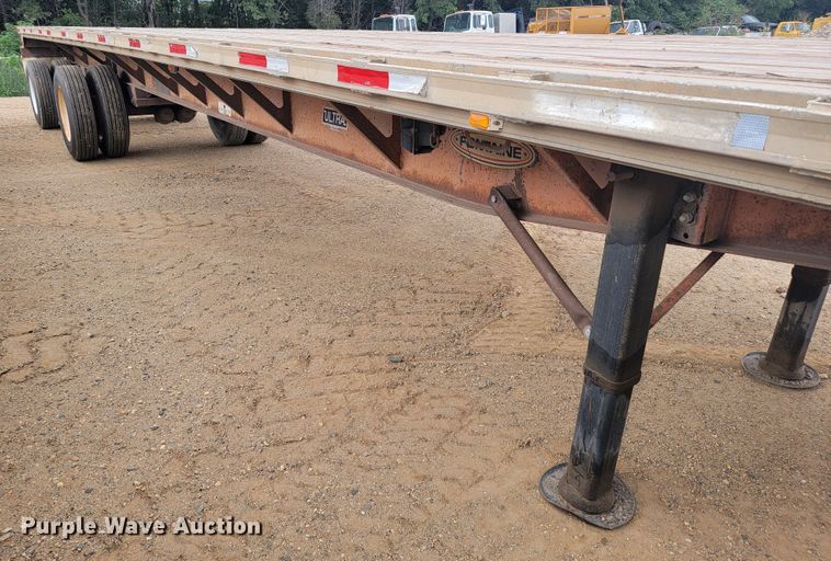 image for item JC9666 1999 Fontaine LFTW-6-8048WSAK  flatbed trailer