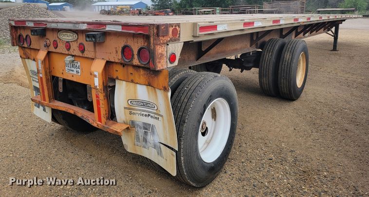 image for item JC9666 1999 Fontaine LFTW-6-8048WSAK  flatbed trailer