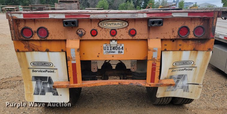 image for item JC9666 1999 Fontaine LFTW-6-8048WSAK  flatbed trailer