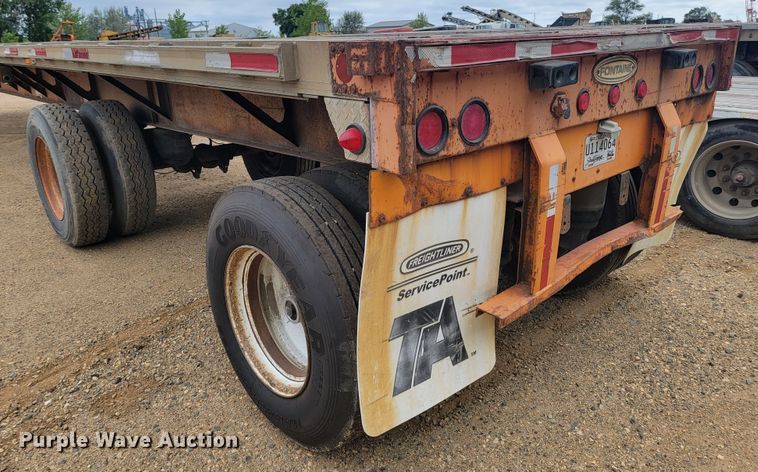 image for item JC9666 1999 Fontaine LFTW-6-8048WSAK  flatbed trailer
