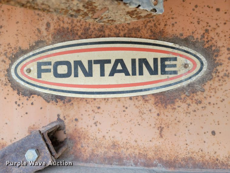 image for item JC9666 1999 Fontaine LFTW-6-8048WSAK  flatbed trailer