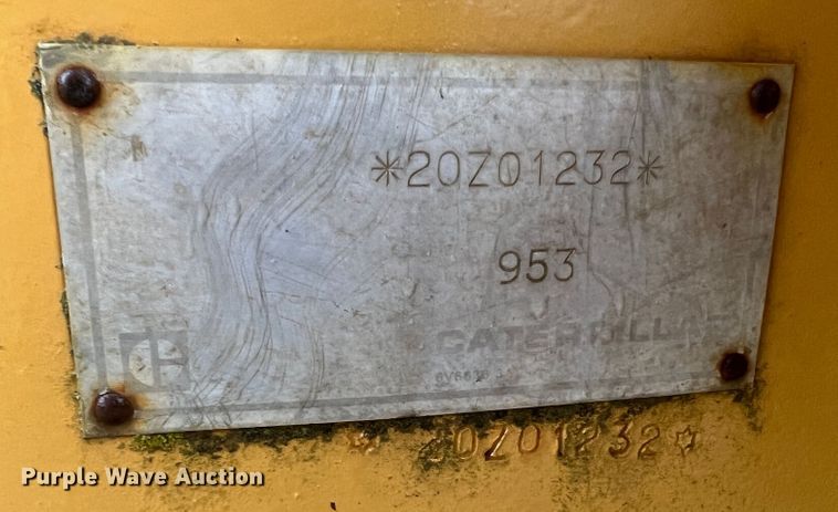 image for item JM9137 1987 Caterpillar 953  track loader