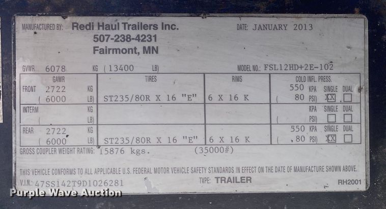image for item JW9459 2013 Vermeer D6X6  directional boring unit