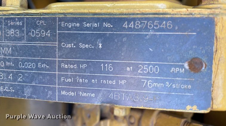 image for item JW9468 1993 Vermeer Flextrak 115  cable plow