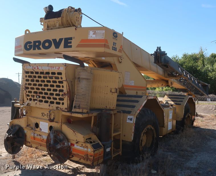 image for item JX9229 1982 Grove RT630  crane