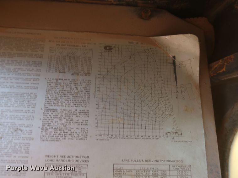 image for item JX9229 1982 Grove RT630  crane