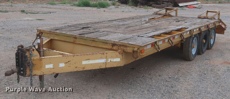 image for item JX9239 2002 Belshe  equipment trailer