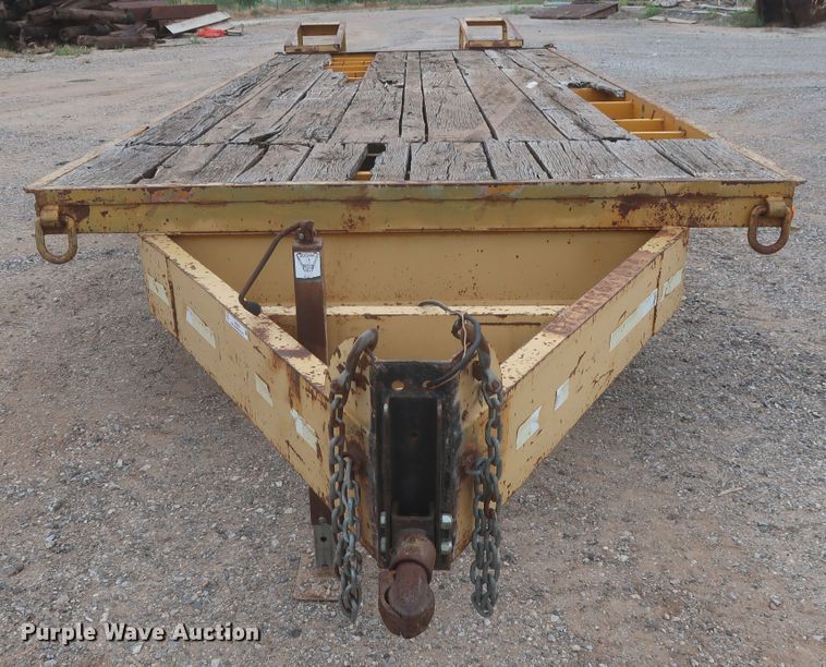 image for item JX9239 2002 Belshe  equipment trailer