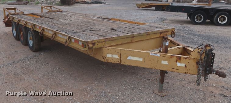 image for item JX9239 2002 Belshe  equipment trailer