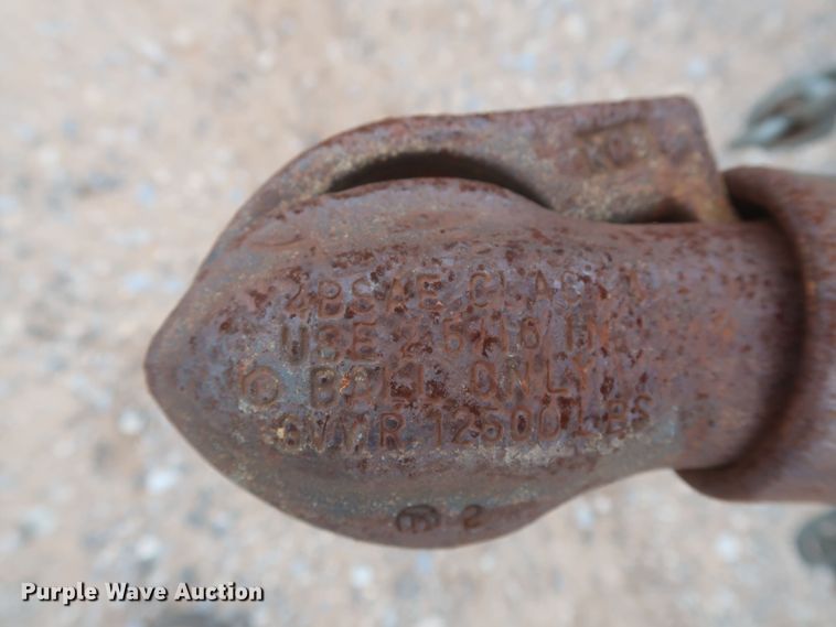 image for item JX9239 2002 Belshe  equipment trailer