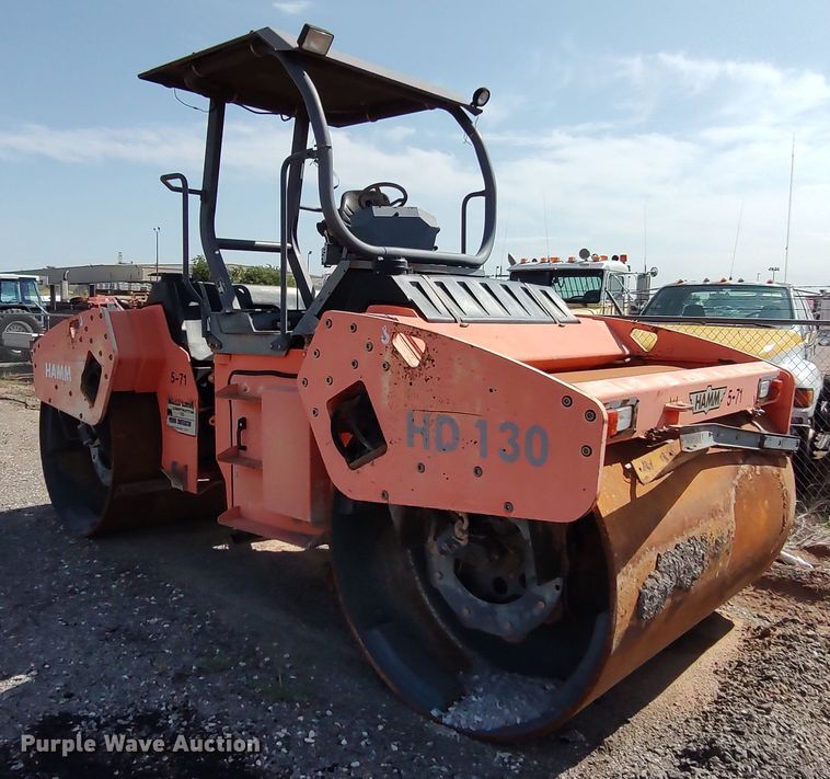 image for item JX9243 2002 Hamm HD130  double drum vibratory roller