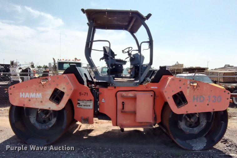 image for item JX9243 2002 Hamm HD130  double drum vibratory roller