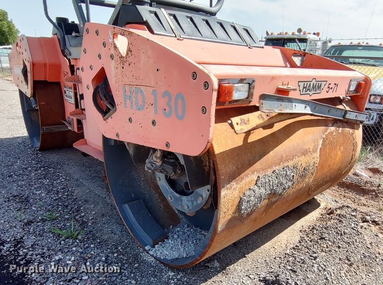 image for item JX9243 2002 Hamm HD130  double drum vibratory roller