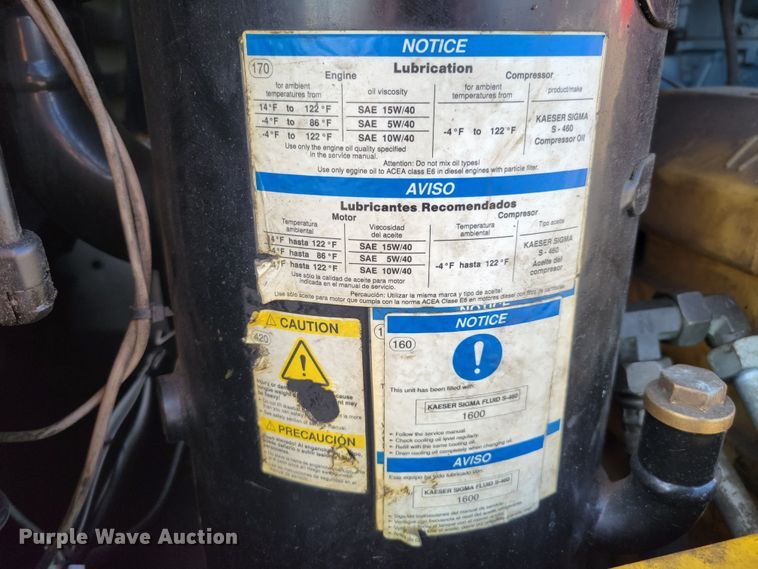 image for item JZ9181 2011 Kaeser M57  air compressor