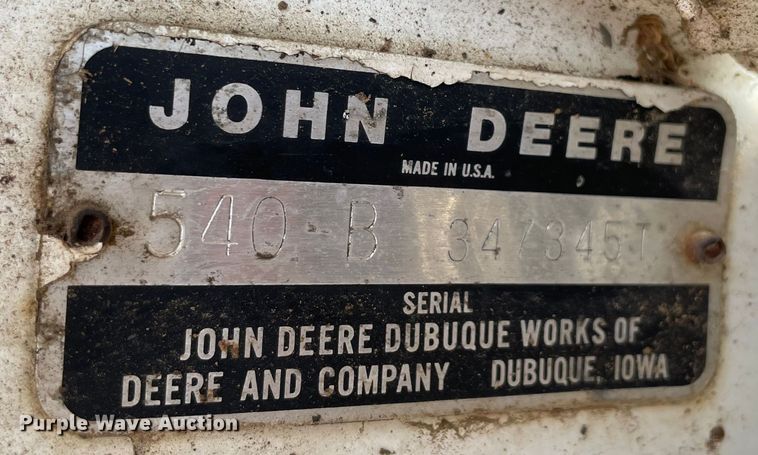 image for item KE9322 1997 John Deere 540B  skidder