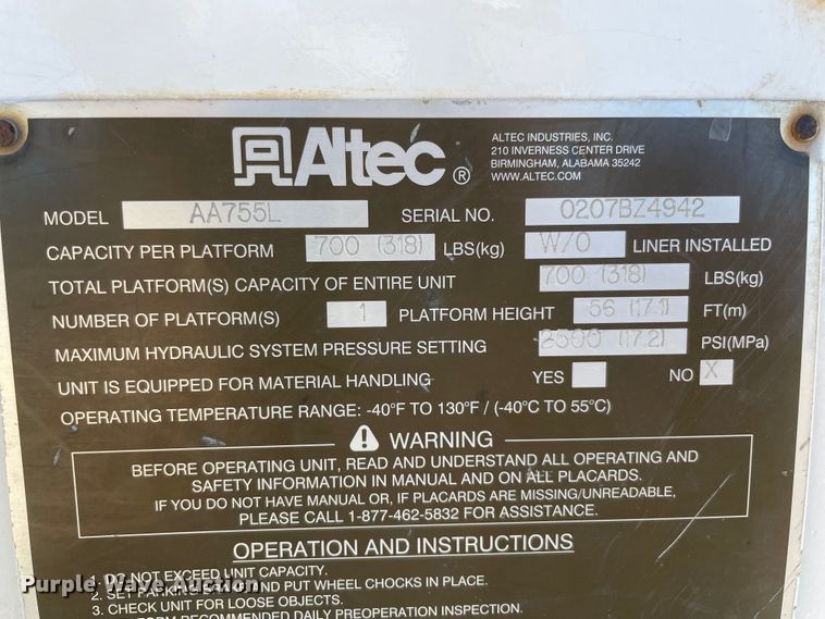 image for item KE9326 2008 International 4300  bucket truck