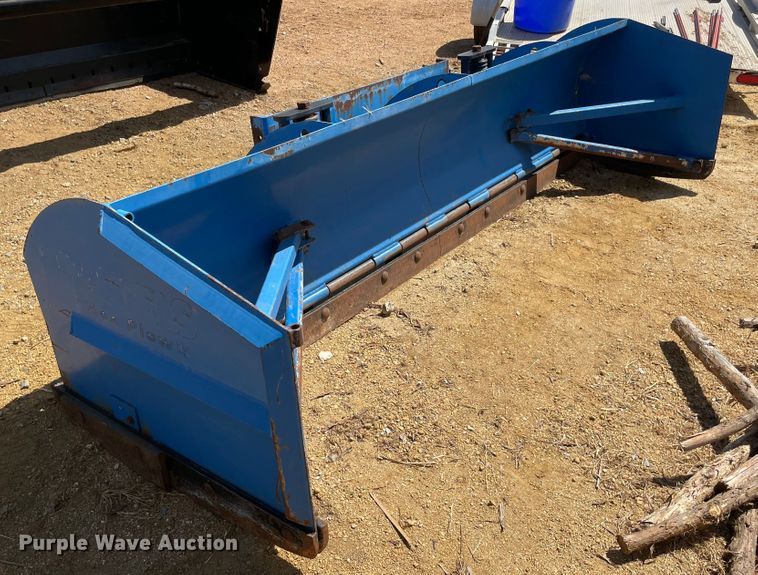 image for item KE9328 Daniels  skid steer snow pusher