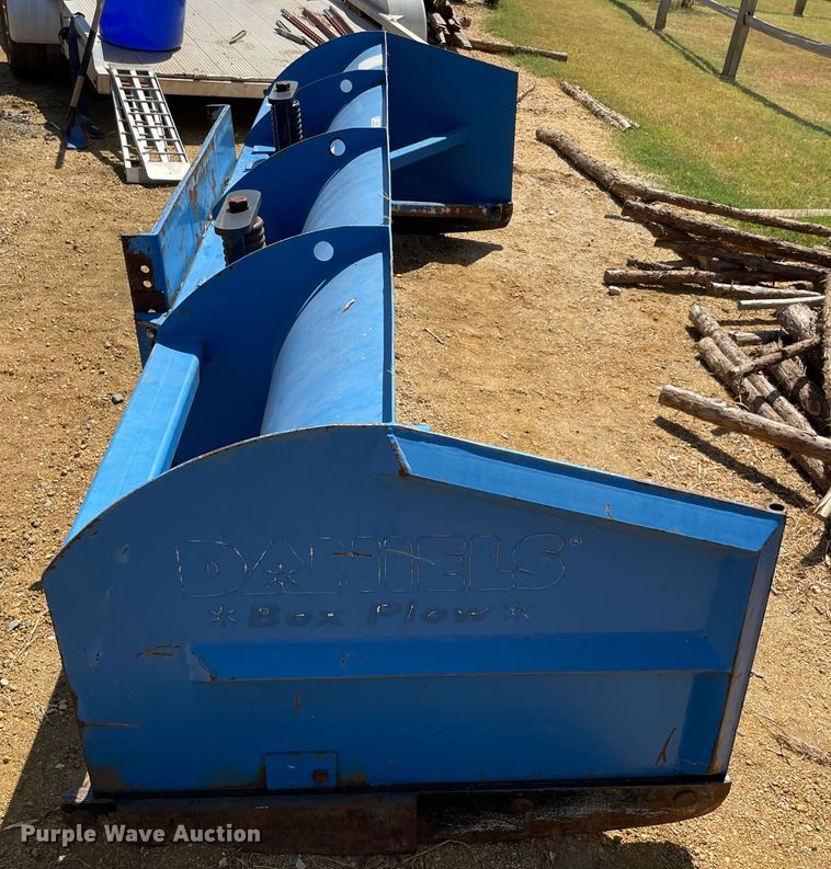 image for item KE9328 Daniels  skid steer snow pusher