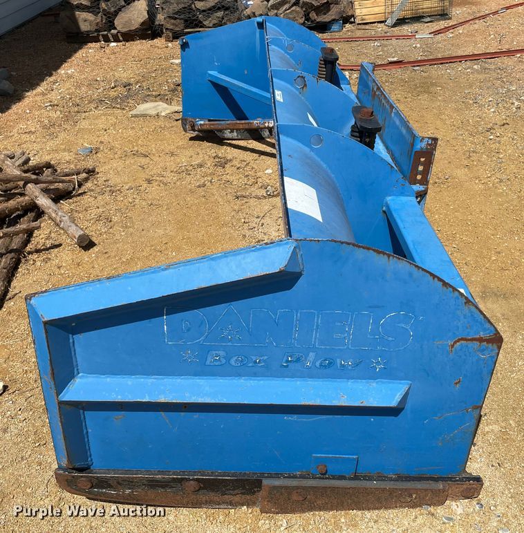 image for item KE9328 Daniels  skid steer snow pusher