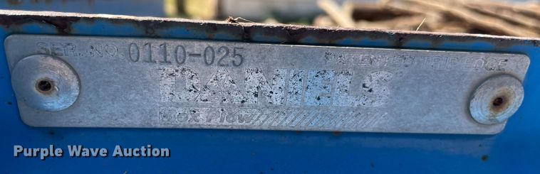 image for item KE9328 Daniels  skid steer snow pusher