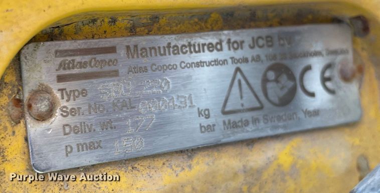 image for item KF9553 Atlas Copco SBU220  breaker