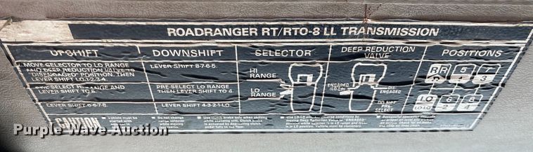 image for item KF9555 2001 Sterling L9501  dump truck