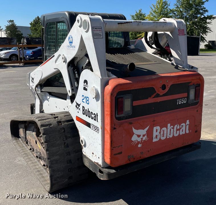image for item KF9560 2015 Bobcat T650  tracked skid steer loader