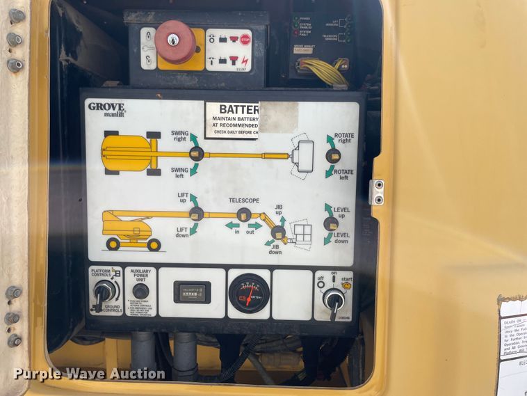 image for item KF9562 2000 Grove T66J  boom lift