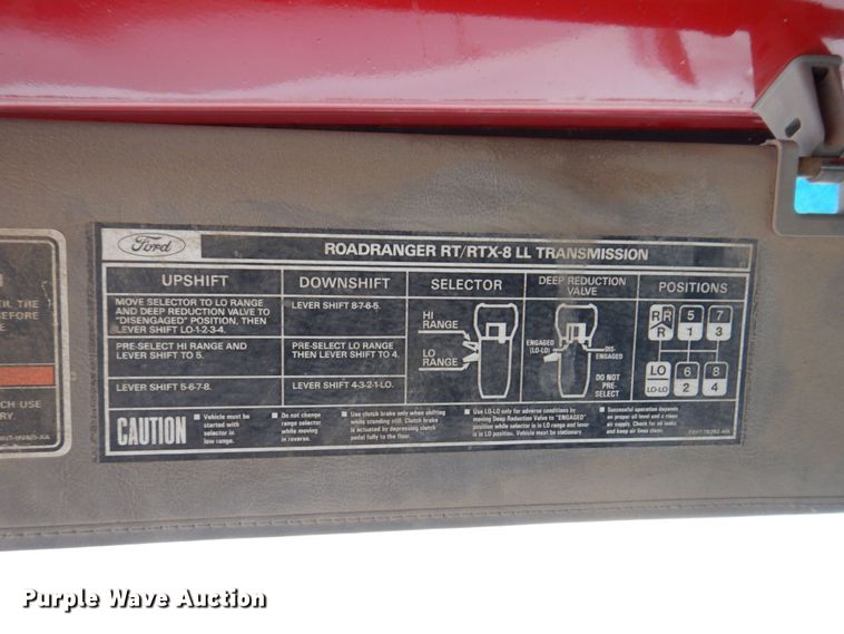 image for item KF9591 1997 Ford LNT8000  dump truck