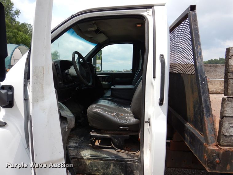 image for item KF9592 2003 GMC C4500  dump flatbed truck