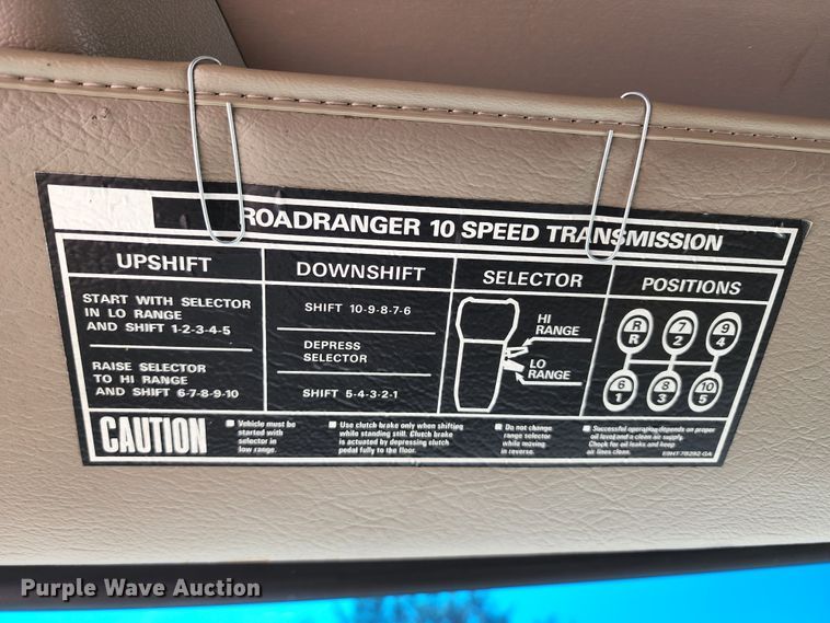 image for item KH9377 2007 Sterling L7500  flatbed truck