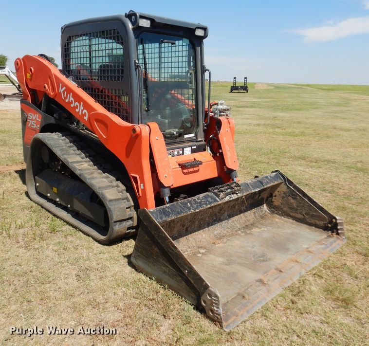 image for item KI9219 2021 Kubota SVL75-2  tracked skid steer loader