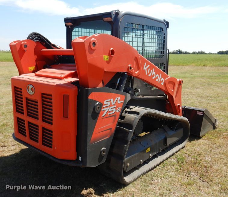 image for item KI9219 2021 Kubota SVL75-2  tracked skid steer loader