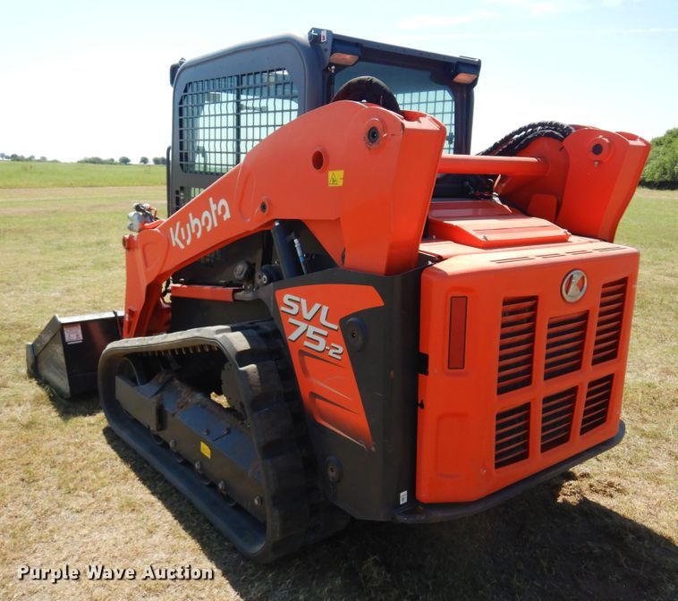 image for item KI9219 2021 Kubota SVL75-2  tracked skid steer loader