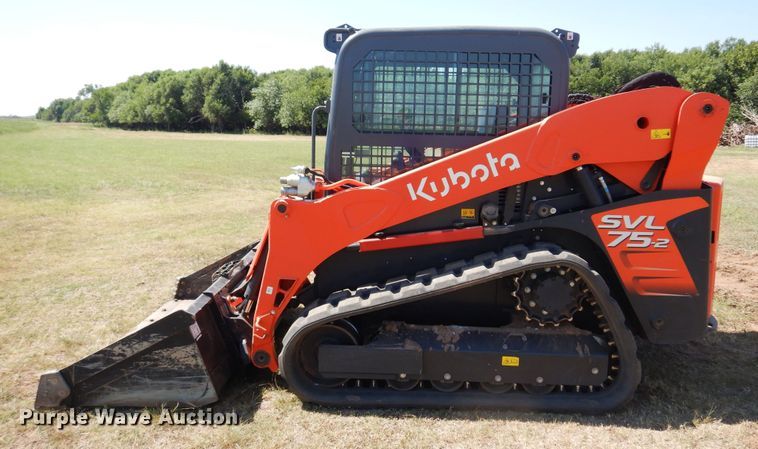 image for item KI9219 2021 Kubota SVL75-2  tracked skid steer loader