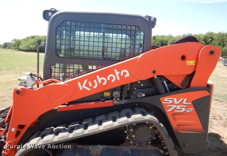 image for item KI9219 2021 Kubota SVL75-2  tracked skid steer loader