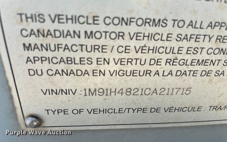 image for item KJ9767 2012 Mertz PS-2500  sand silo trailer