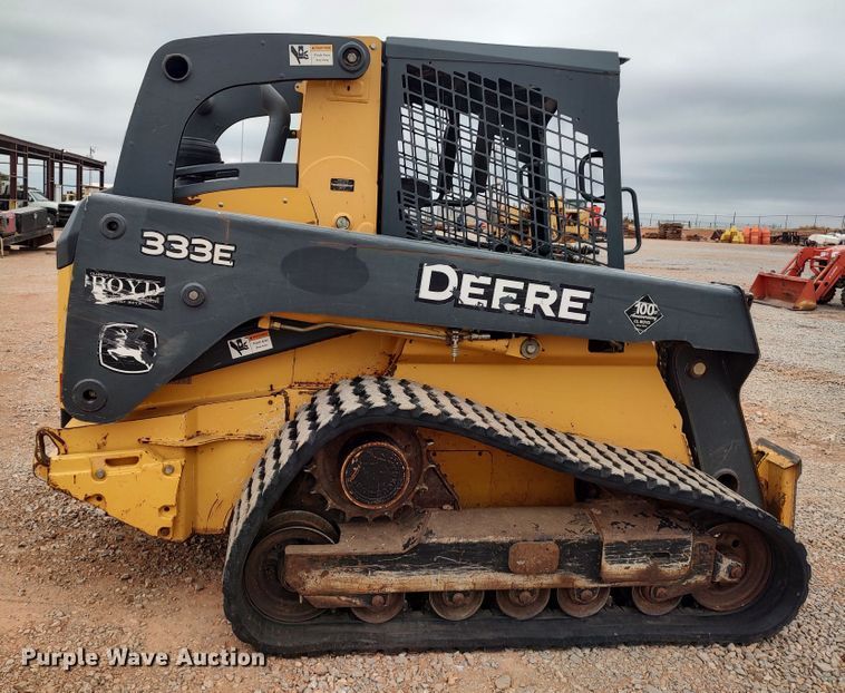 image for item LK9084 2013 John Deere 333E  tracked skid steer loader