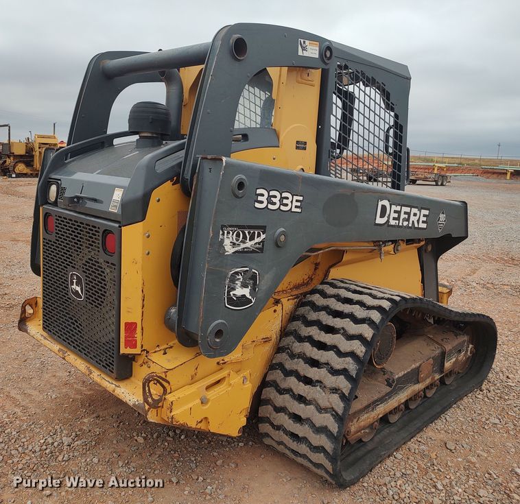image for item LK9084 2013 John Deere 333E  tracked skid steer loader