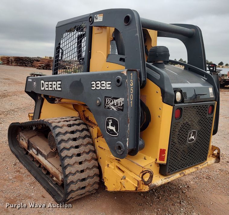 image for item LK9084 2013 John Deere 333E  tracked skid steer loader
