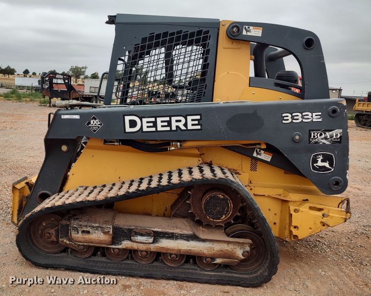 image for item LK9084 2013 John Deere 333E  tracked skid steer loader