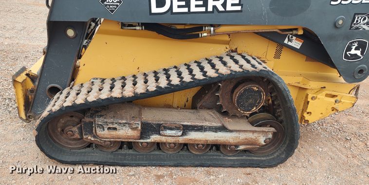 image for item LK9084 2013 John Deere 333E  tracked skid steer loader