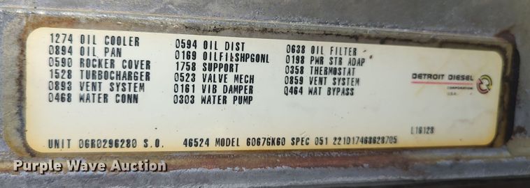 image for item LK9094 1996 Peterbilt 379  flatbed truck