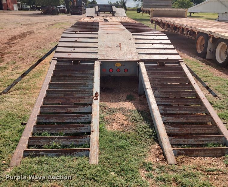 image for item LK9097 1996 Viking VDD-48RT.50  drop deck equipment trailer