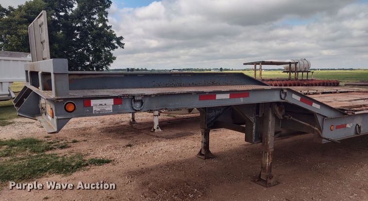 image for item LK9097 1996 Viking VDD-48RT.50  drop deck equipment trailer