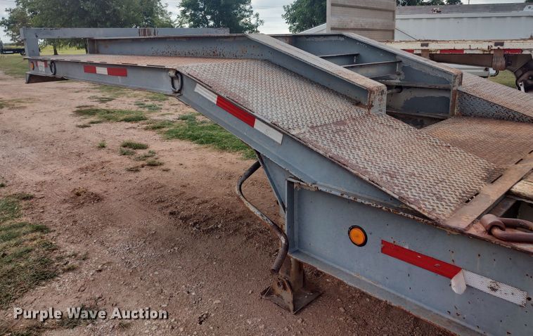 image for item LK9097 1996 Viking VDD-48RT.50  drop deck equipment trailer